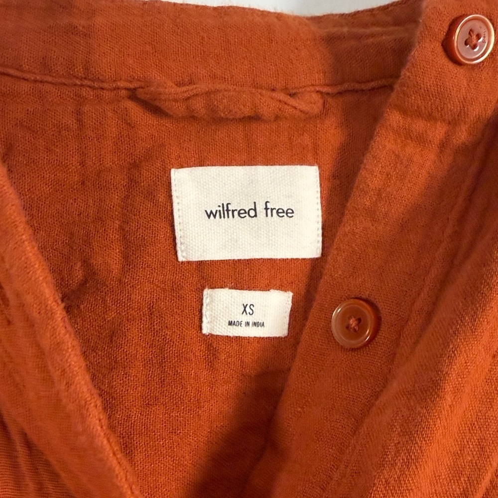 NWT Wilfred Tahoe Dress Copper Red - Missing Belt - Picture 6 of 11